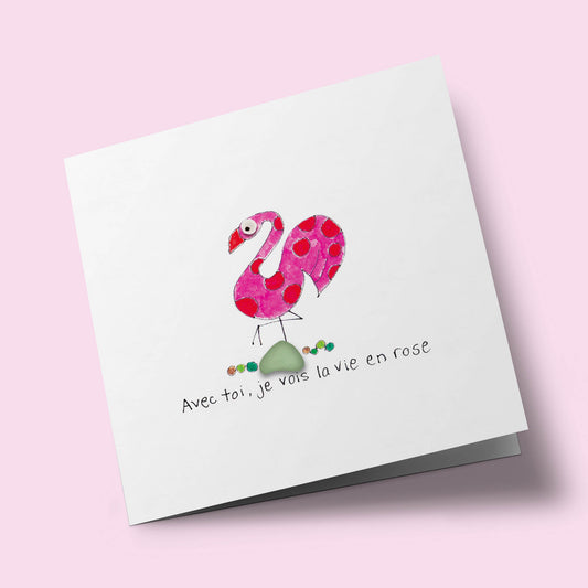Verre de mer - Avec toi, je vois la vie en rose