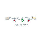 Verre de mer - Meilleurs voeux, boules de Noël
