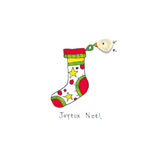 Verre de mer - Joyeux Noël, chaussette de c