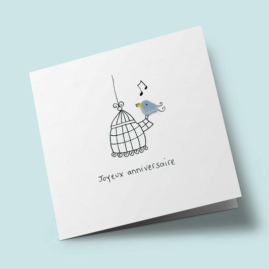 Verre de Mer - Joyeux anniversaire, cage aux oiseaux
