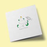 Verre de mer - Joyeux Noël, sapin de Noël