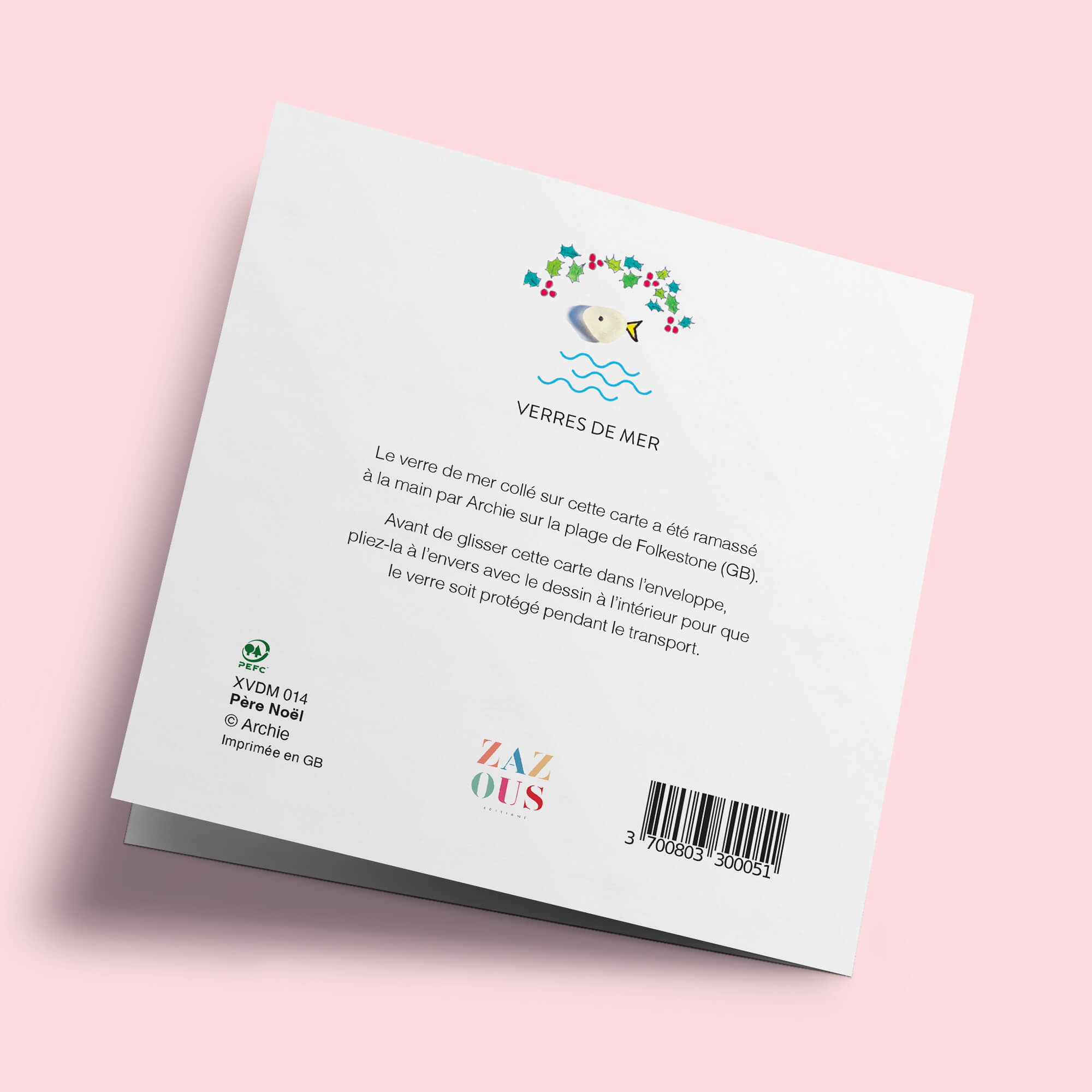 Verre de mer - Joyeux Noël, père Noël