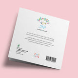 Verre de mer - Bonne année, rouge-gorge sur une branche de sapin