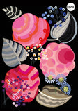Petit Carnet - Roses et géométrie bleue. Edouardo Bénédictus.