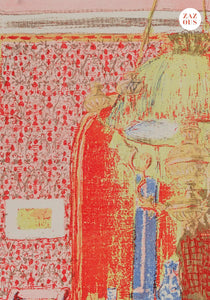 Petit Carnet - Intérieur aux tentures roses II. Edouard Vuillard.