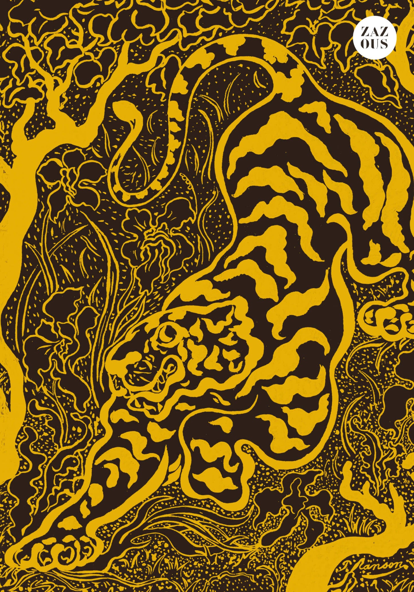 Petit Carnet - Tigre dans les jungles. Paul Ranson.