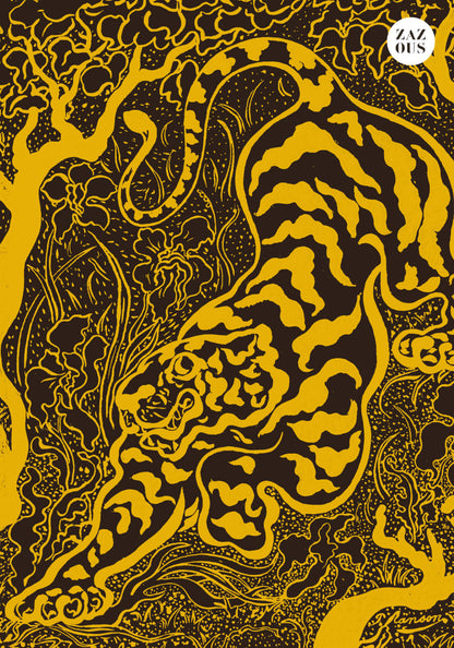 Petit Carnet - Tigre dans les jungles. Paul Ranson.