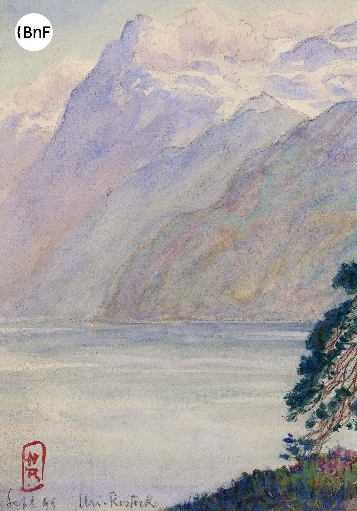 Little Notebook - The Tree. Henri Rivière.