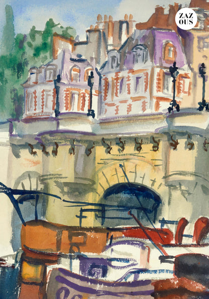 Small Notebook - Pont Neuf. Eduardo Sola Franco.