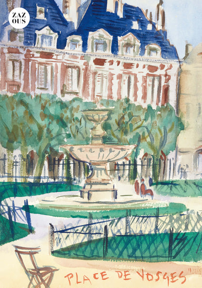 Small Notebook - Place des Vosges. Eduardo Sola Franco.