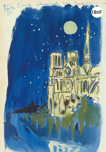 Little Notebook - Our Lady and Café de Flore. Eduardo Sola Franco.