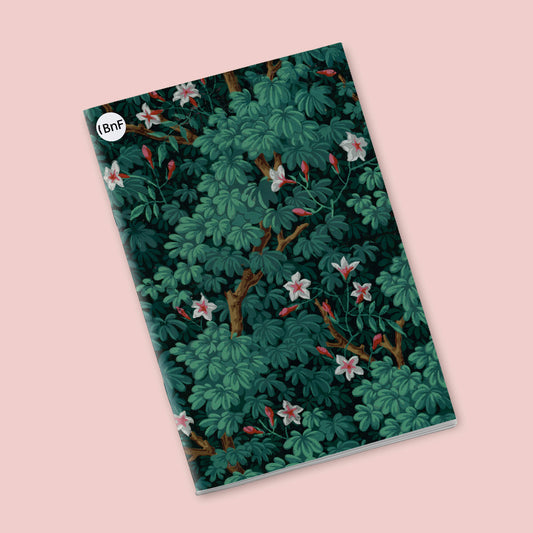 Small Notebook - Foliage wallpaper. Jacquemart and Bénard.