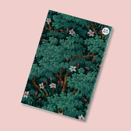 Small Notebook - Foliage wallpaper. Jacquemart and Bénard.