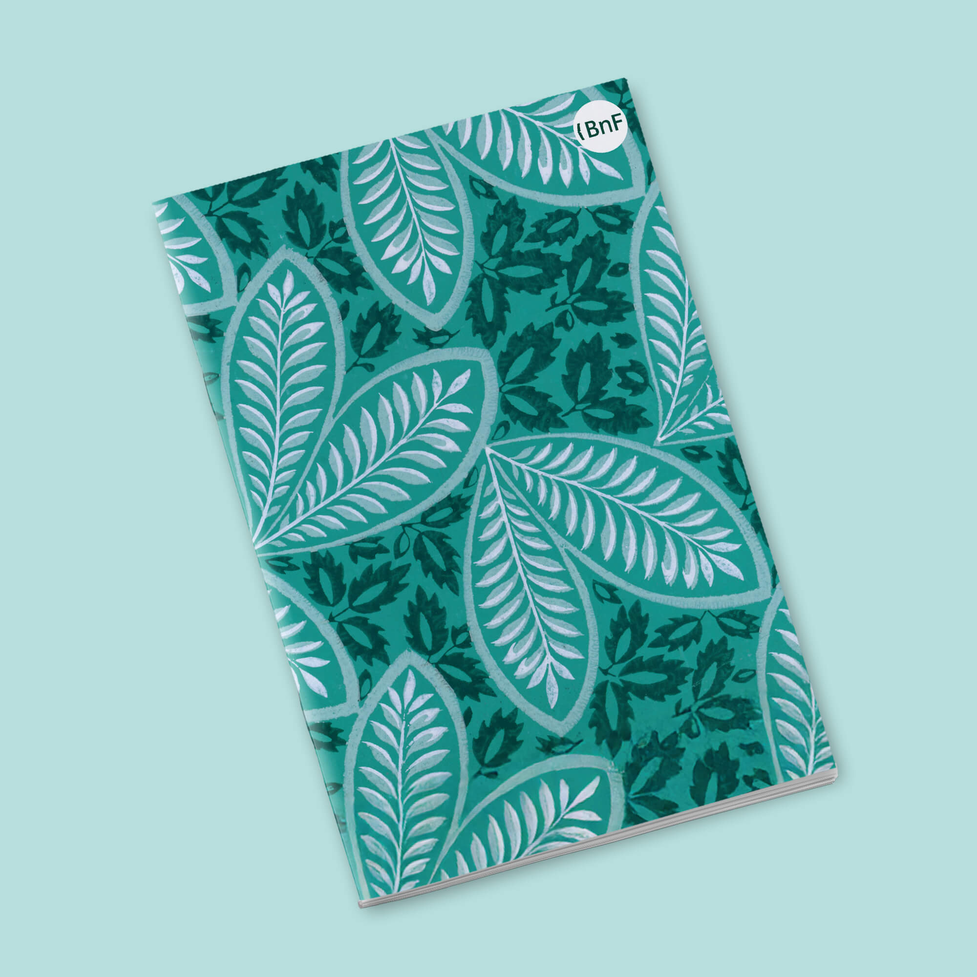 Petit Carnet - Papier peint vert. Zuber et Compagnie.