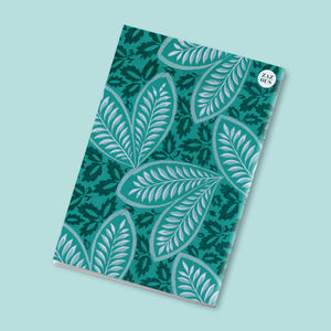 Petit Carnet - Papier peint vert. Zuber et Compagnie.
