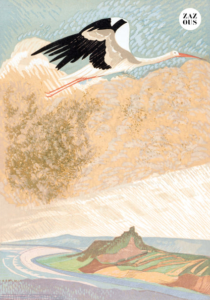 Little Notebook - Temple of Love and Flight of a Stork. Anna de Noailles and FL Schmied.