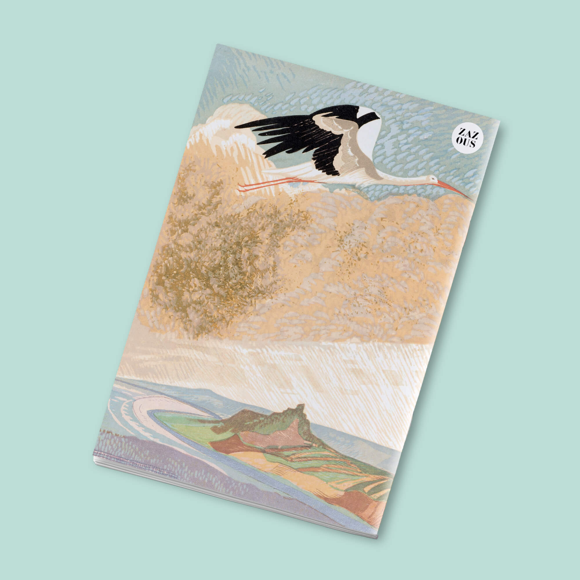 Petit Carnet - Temple de l'Amour et vol de cigogne. Anna de Noailles et F.L. Schmied.