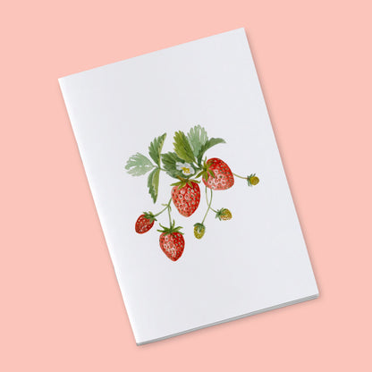 Small notebook - Strawberries