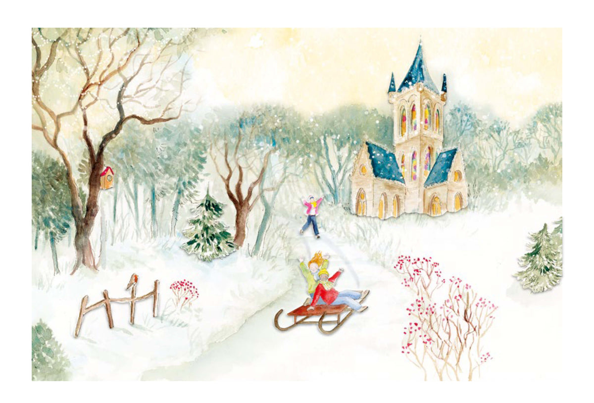 Contes d'hiver - La luge
