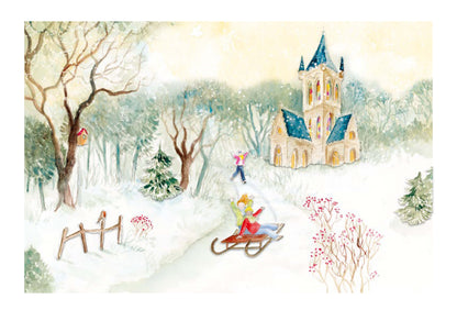 Contes d'hiver - La luge