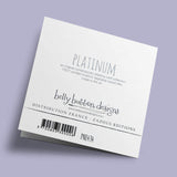 Platinum - Motif mauve paillette - Anniversaire