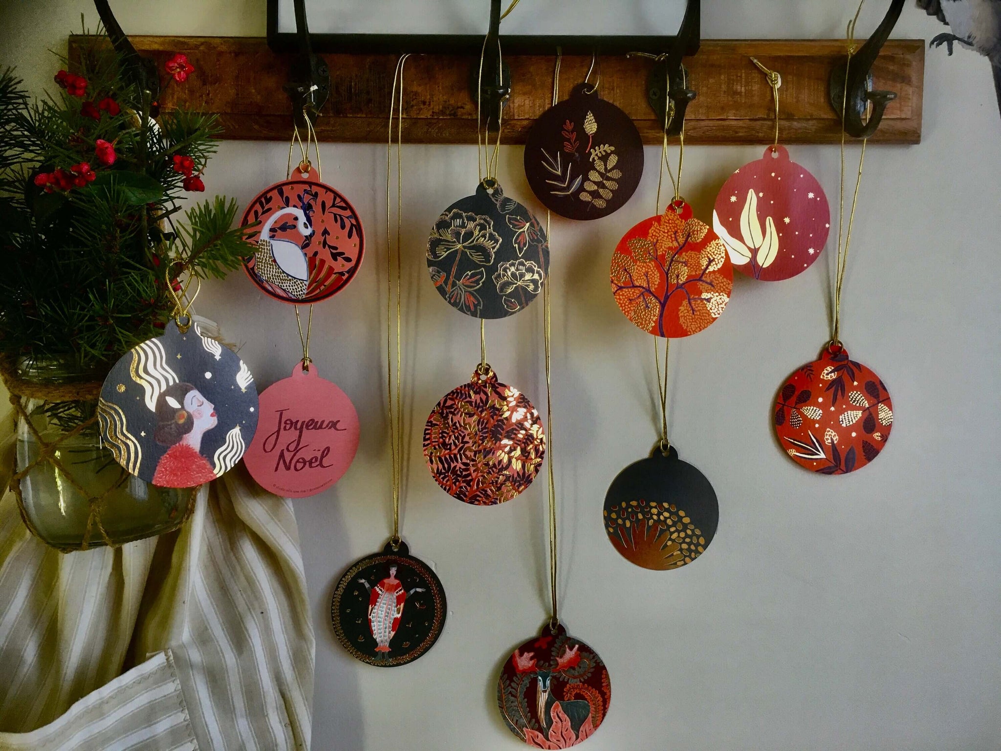 12 Boules de Noël par Mlle Jane Doe