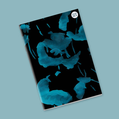 Petit Carnet - Volutes bleues