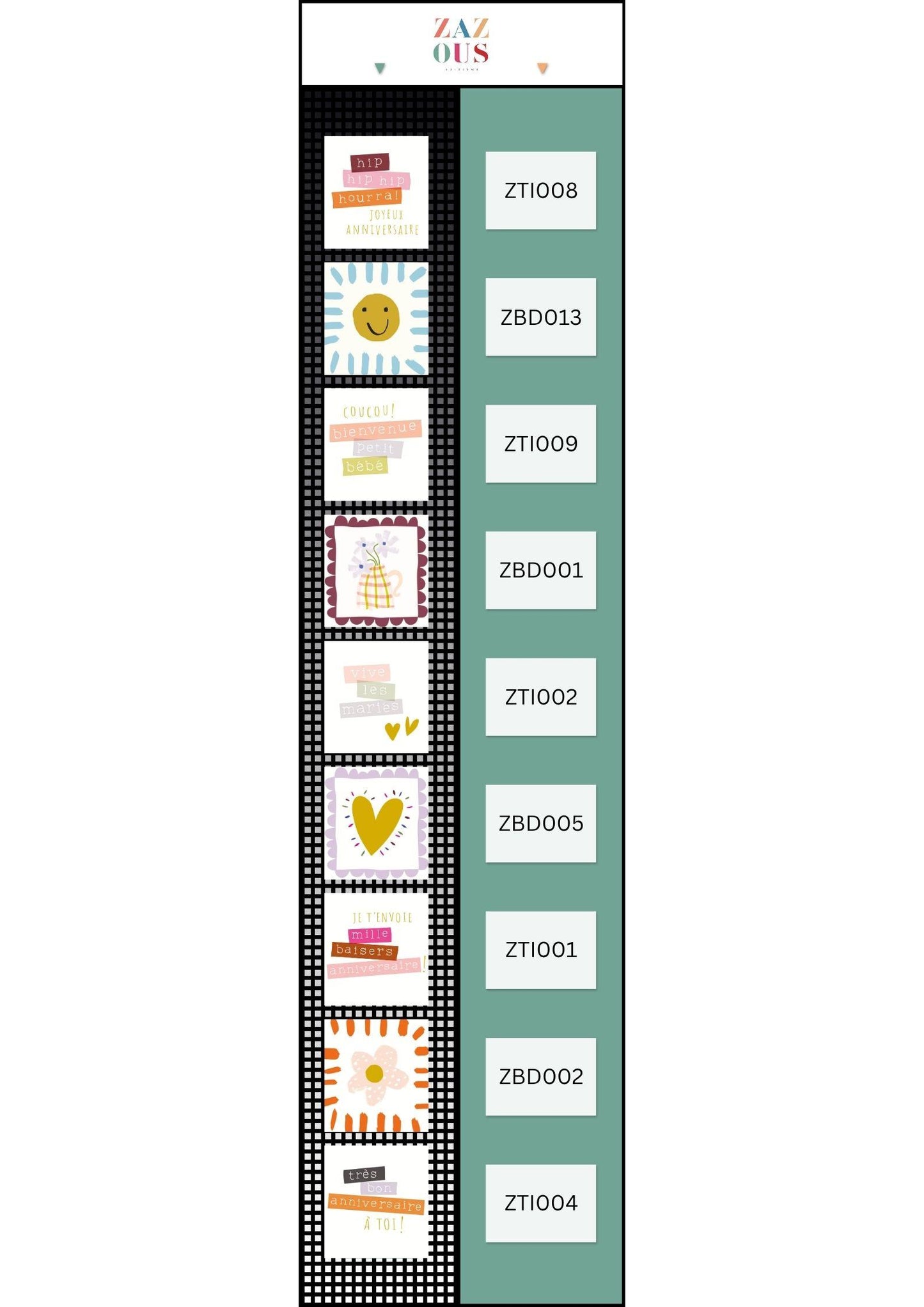 Une face de "Border" et "Ticker" par Caroline Gardner