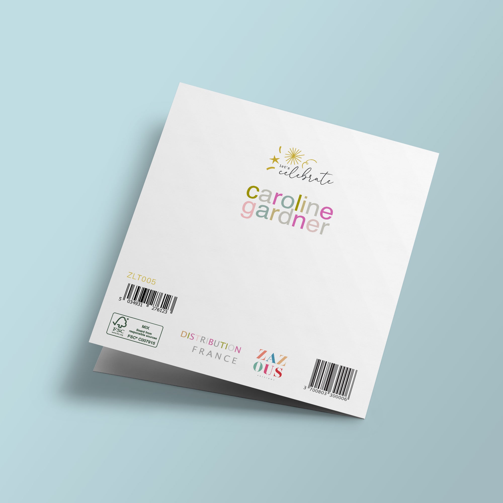 Let's Celebrate - verres et bouteilles dans un cercle foncé, sur fond clair