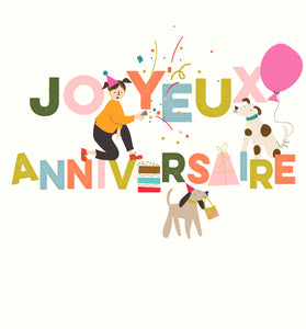 Festival - "Joyeux anniversaire", chiens