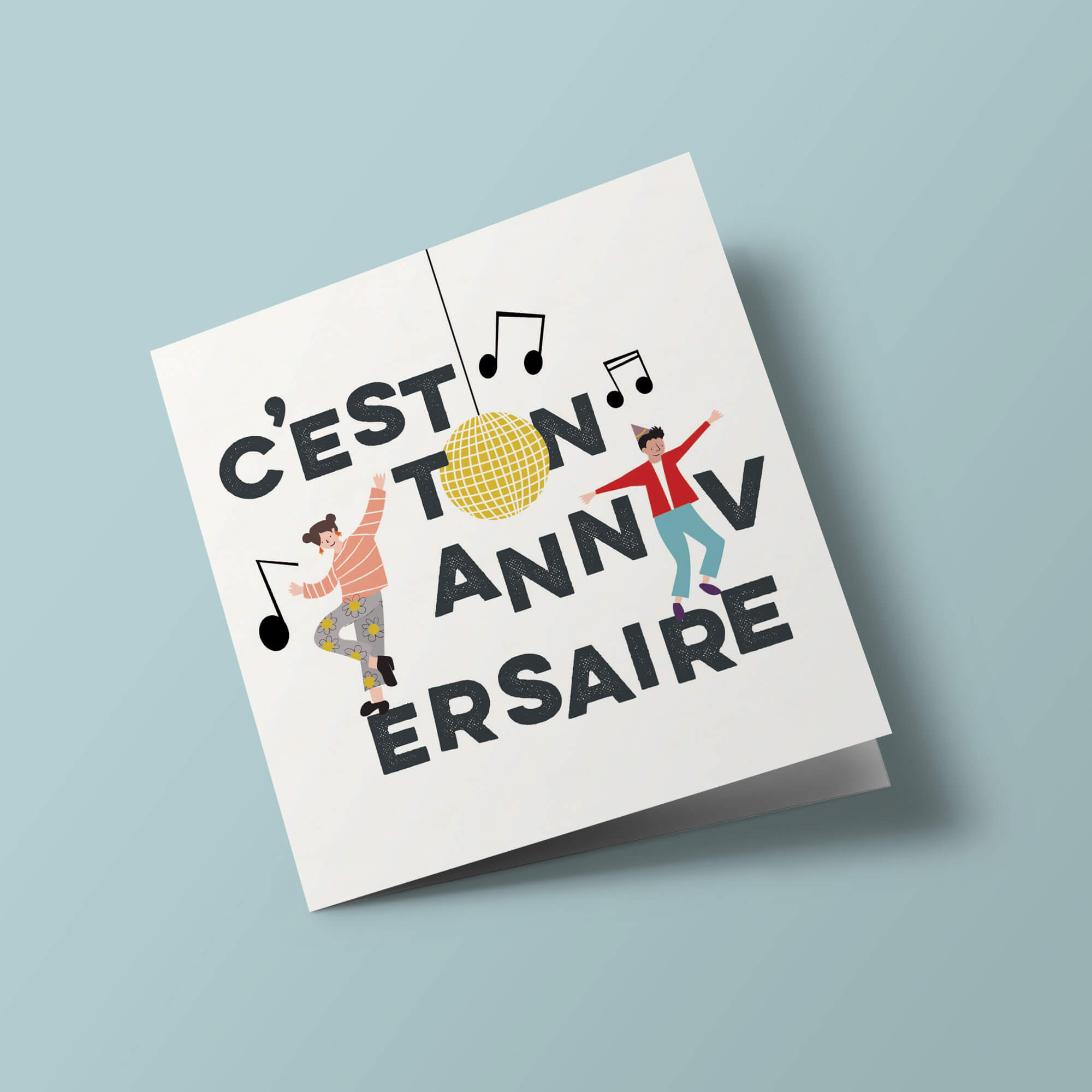 Festival - "C'est ton anniversaire", boule à facettes