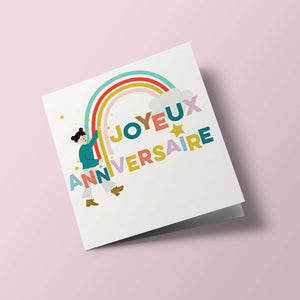 Festival - "Joyeux anniversaire", arc-en-ciel