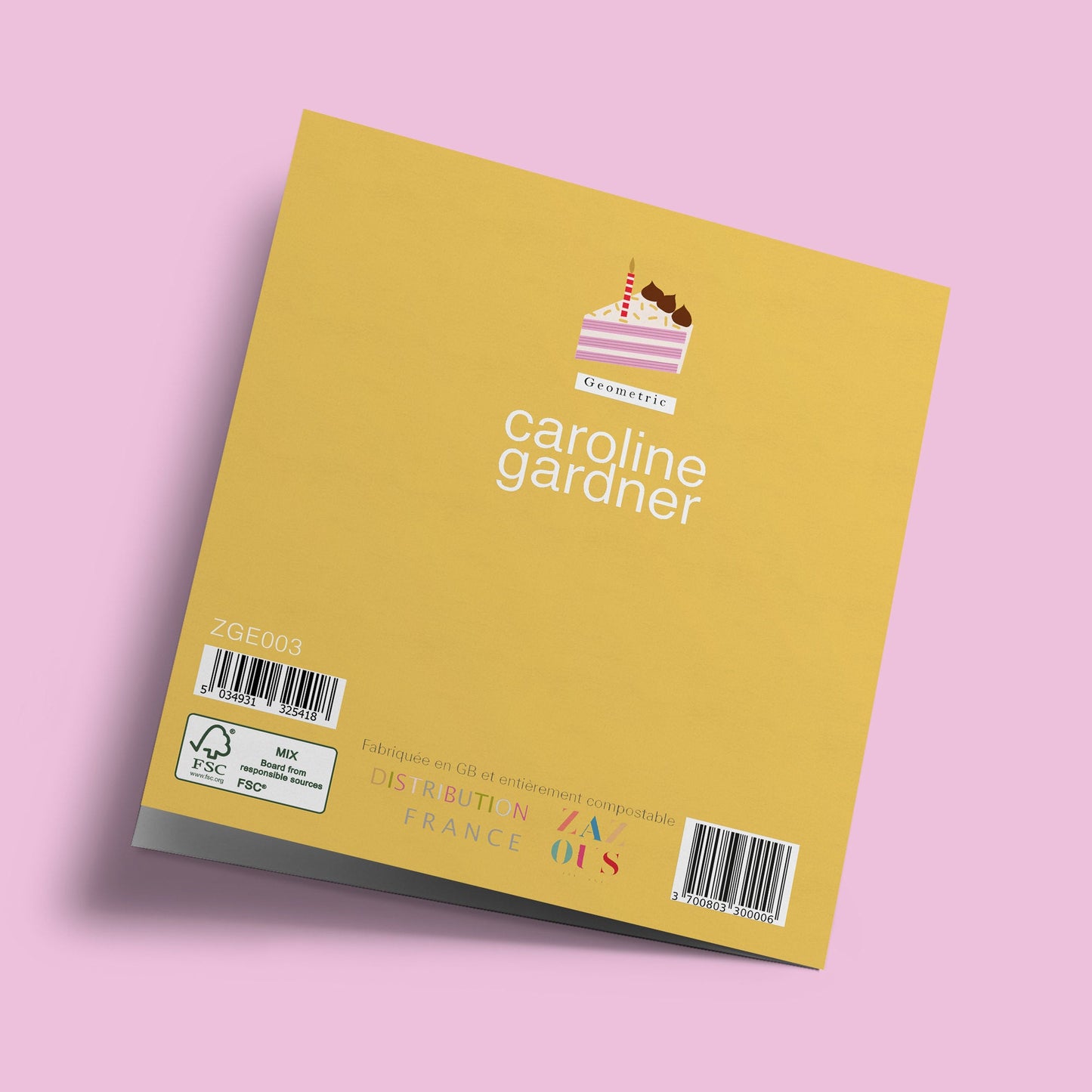 Geometric - Gateau, très bon anniversaire