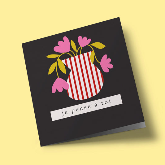Geometric - Vase de fleurs, je pense à toi
