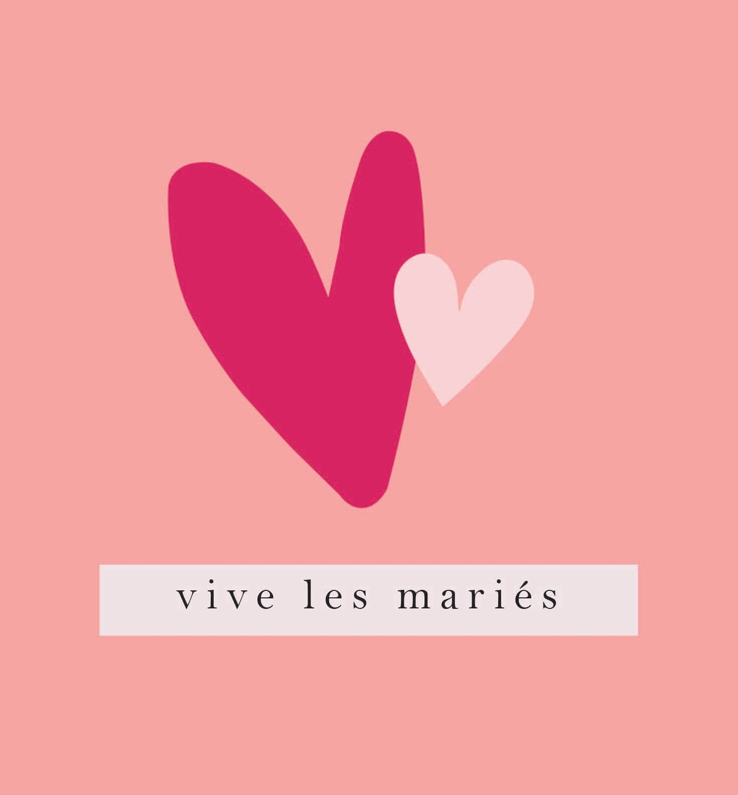 Geometric - Vive les mariés