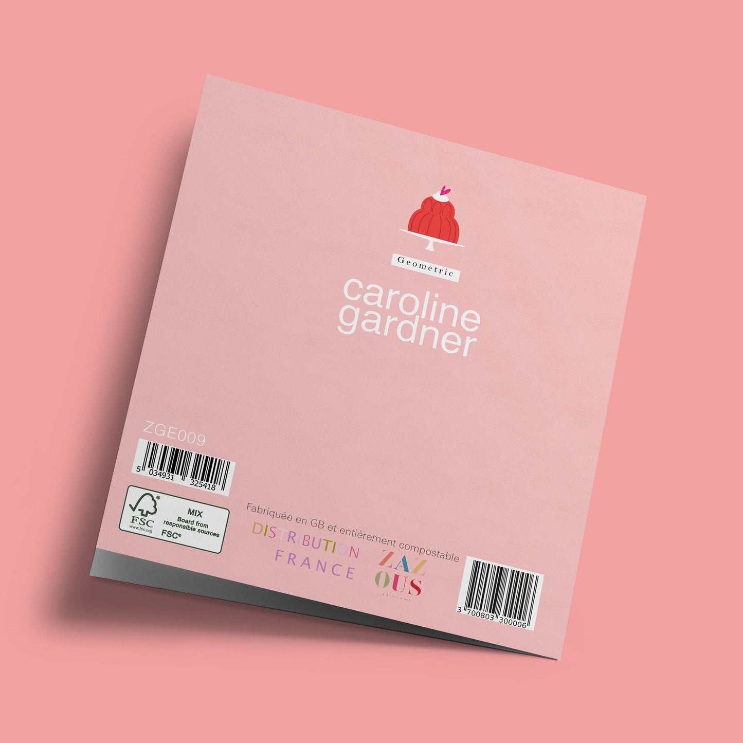 Geometric - Gateau joyeux anniversaire