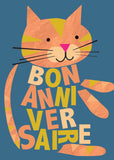 Letter Box - Bon anniversaire, chat