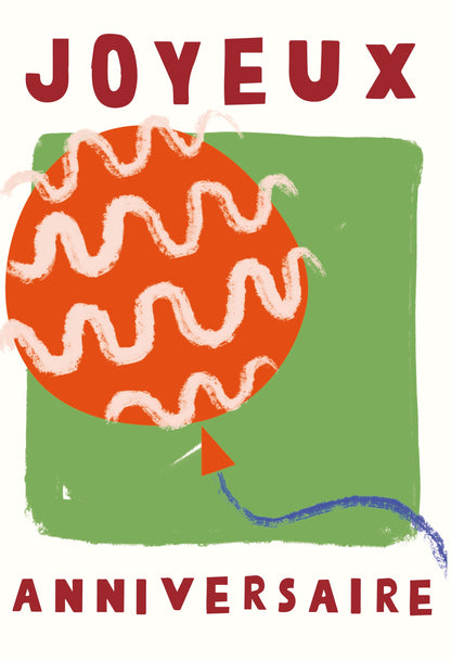 Mini - Anniversaire, ballon