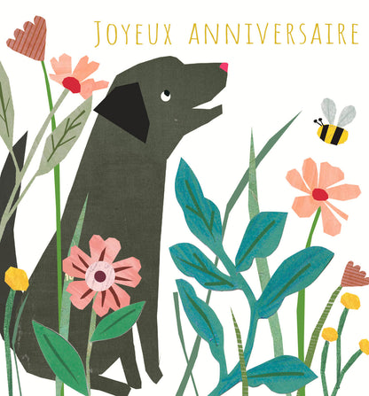 Paper Collage - Chien