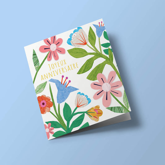 Paper Collage - Fleurs
