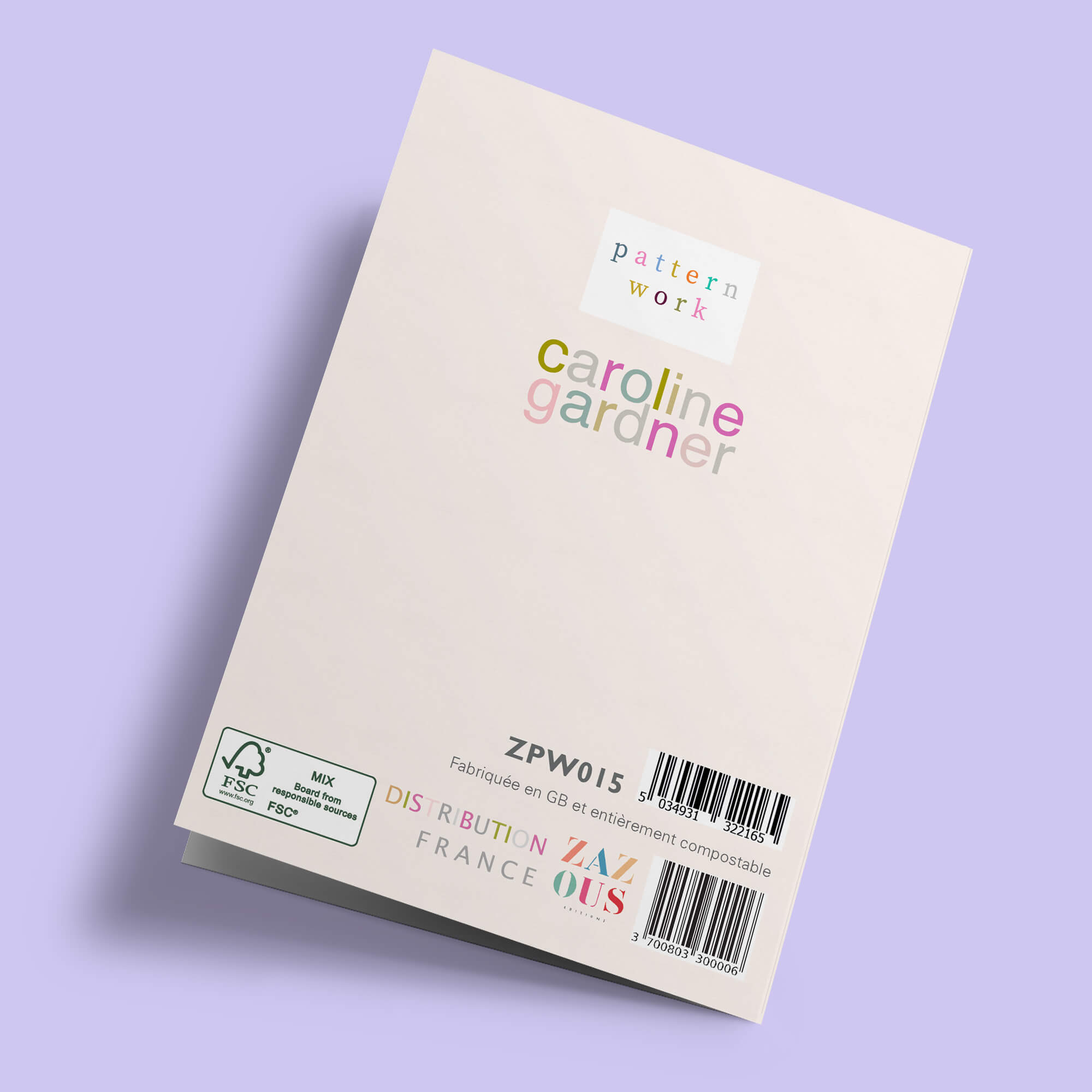 Pattern Work - "Quelques mots d'amour", cœurs multicolores