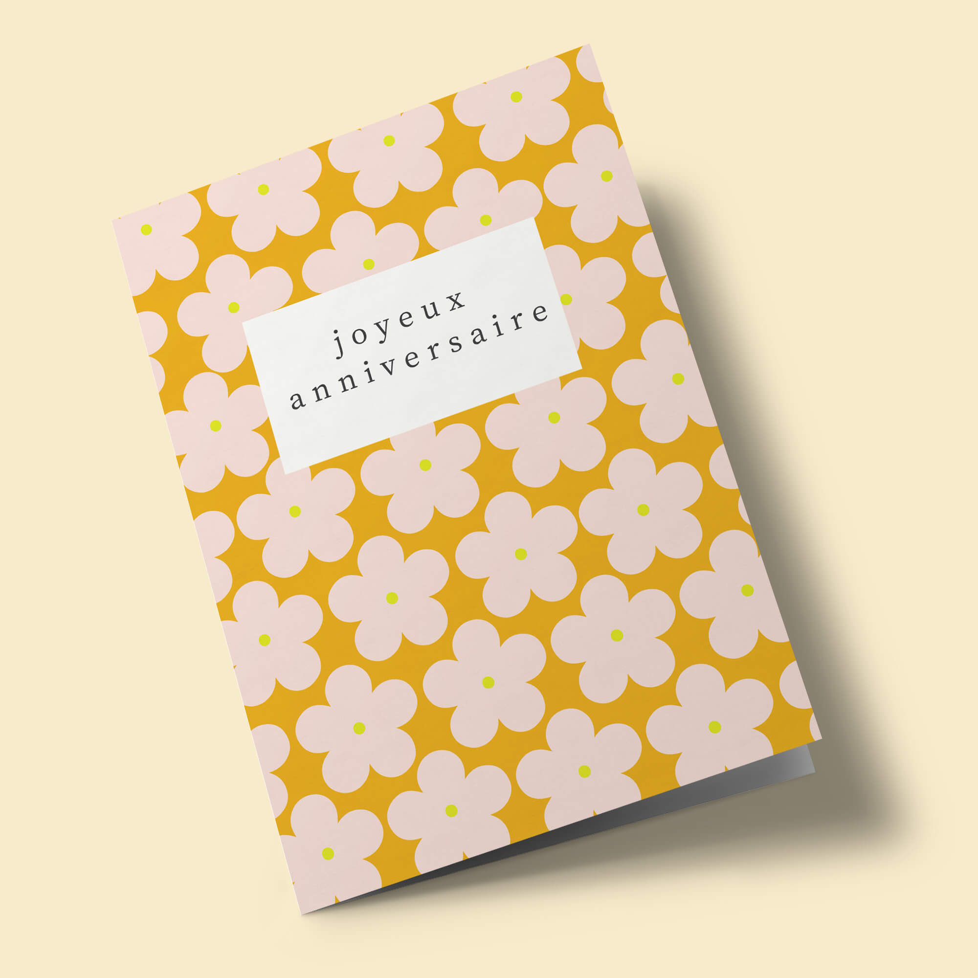 Pattern Work - "Joyeux anniversaire", fleurs
