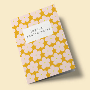 Pattern Work - "Joyeux anniversaire", fleurs