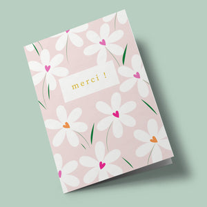 Pattern Work - "Merci !", fleurs