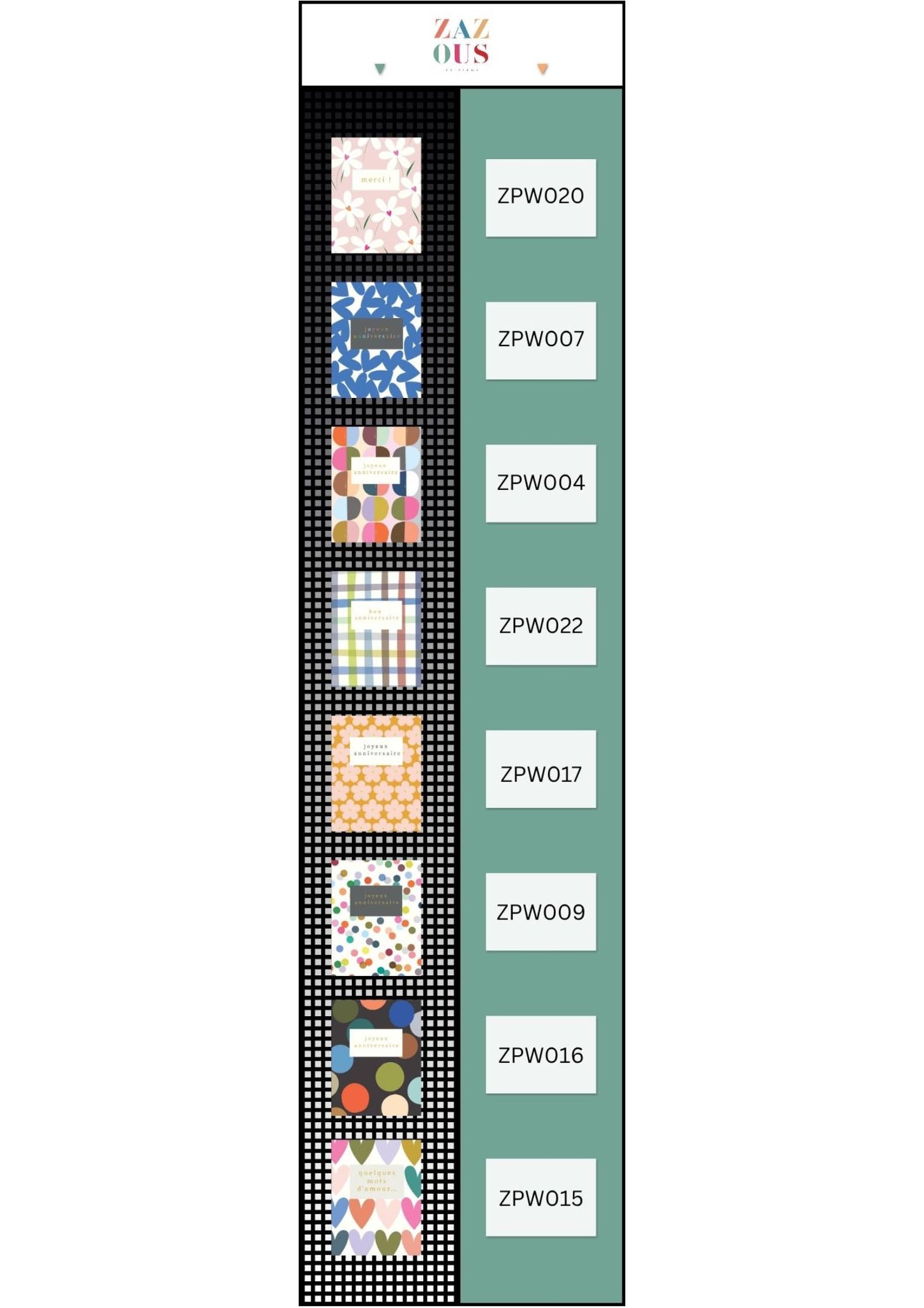 Une face de "Pattern Work" par Caroline Gardner