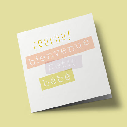 Ticker - Coucou ! Bienvenue petit bébé