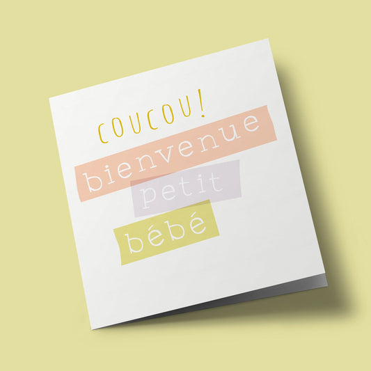 Ticker - Coucou ! Bienvenue petit bébé