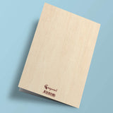 Carte en bois - Les cadeaux