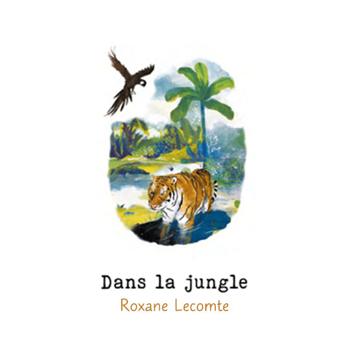 Une face de "Dans La Jungle" par Roxane Lecomte
