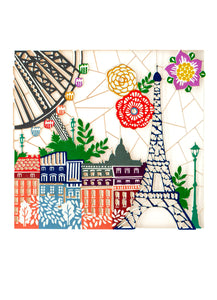 Paris Laser-Cut Cards - Eiffel Tower and facades